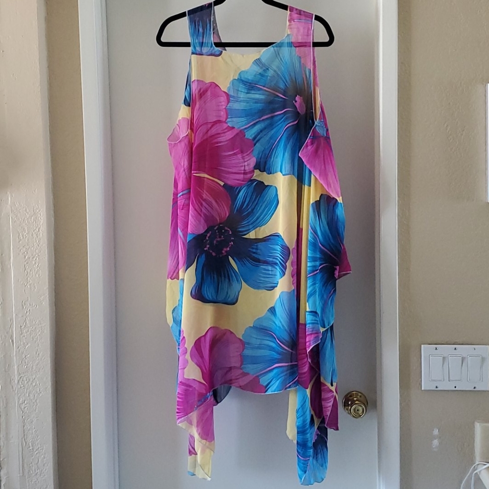 Sheer cover up blouse